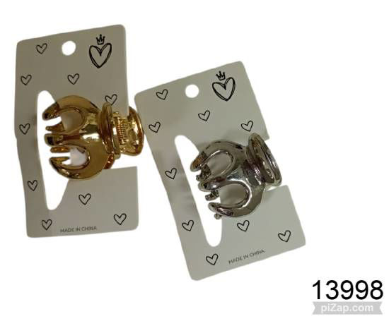 Imagen de BROCHE PELO DORADO/PLATEADO CHIQUITO 3.26